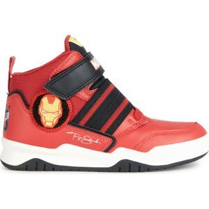 Sneakersy Geox MARVEL J Perth Boy J367RD 05411 C0020 S Red/Black