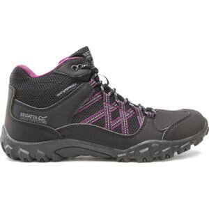 Trekingová obuv Regatta Lady Edgepoint Mid Wp RWF622 Black/Prune ABL