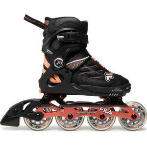 Kolečkové brusle Fila Skates Wizy Alu G 010622175 Black/Salmon