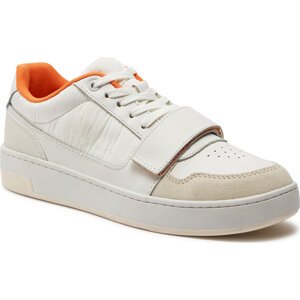 Sneakersy Calvin Klein Jeans Basket Cupsple Velcro Softny YM0YM00609 Creamy White/Firecracker 0LD