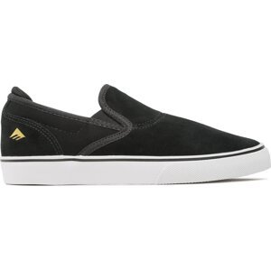 Sneakersy Emerica Wino G6 Slip-On Youth 6301000024 Black/White/Gold 715