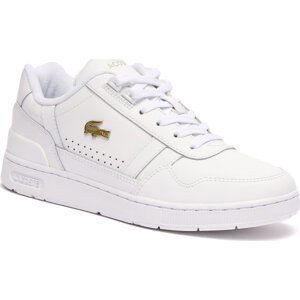 Sneakersy Lacoste T-Clip 747SFA0060 Wht/Gld 216