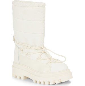 Sněhule Calvin Klein Jeans Flatform Snow Boot Nylon Wn YW0YW01146 Creamy White YBI