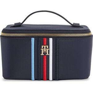 Kosmetický kufřík Tommy Hilfiger Poppy Vanity Case Corp AW0AW16017 Space Blue DW6