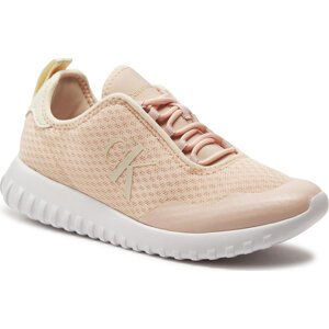 Sneakersy Calvin Klein Jeans Spor Run Eva Slipon Over Mesh Wn YW0YW00937 Peach Blush/Creamy White 0JV