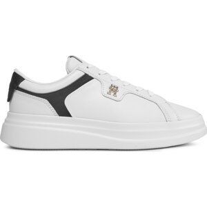 Sneakersy Tommy Hilfiger Pointy Court FW0FW07460 White/Space Blue 0K4