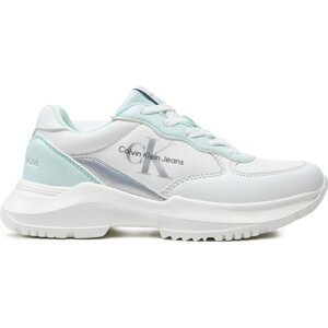 Sneakersy Calvin Klein Jeans V3A9-80807-1695 S White/Aquamarine A166