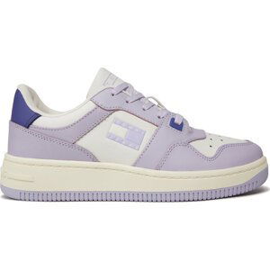 Sneakersy Tommy Hilfiger Tjw Retro Basket Tonal Logo EN0EN02483 Lavender Flower W06