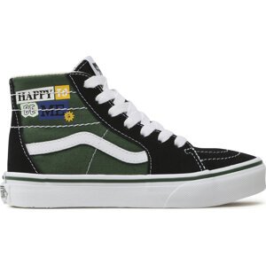 Sneakersy Vans Sk8-Hi Tapered VN0007PZBMV1 Happy To Be Black/Multi