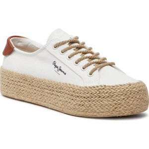 Espadrilky Pepe Jeans Kyle Classic PLS10412 Factory White 801