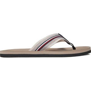 Žabky Tommy Hilfiger Comfort Hilfiger Beach Sandal FM0FM04910 Smooth Taupe PKB