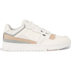 Sneakersy Tommy Hilfiger Th Basket Better Ii Lth Mix FM0FM04794 Weathered White AC0