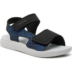 Sandály Geox J Sandal Lightfloppy J45GQE 000CE C0455 S Black/Royal