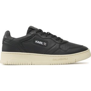Sneakersy KARL LAGERFELD KL53020 Black Lthr