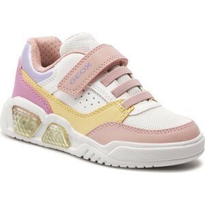 Sneakersy Geox J Illuminus Girl J45HPA 0BUAS C0653 S White/Multicolor