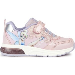 Sneakersy Geox DISNEY J Spaceclub Girl J368VC 0ANAJ C8842 M Pink/Lilac