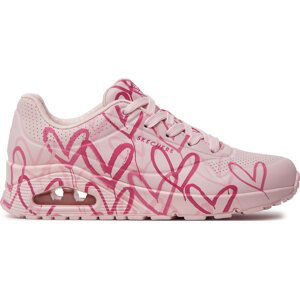 Sneakersy Skechers Uno Spread The Love 155507/LTPK Lt.Pink