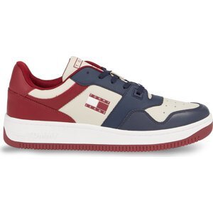 Sneakersy Tommy Jeans Tjm Basket Premium Color EM0EM01256 Twilight Navy/Rouge/Ecru C87