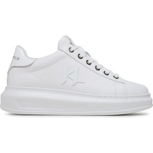 Sneakersy KARL LAGERFELD KL62515 White Lthr