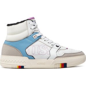 Sneakersy ACBC Basket 90' Mid Fruit Base SHMISBAM White/Light Blue 208