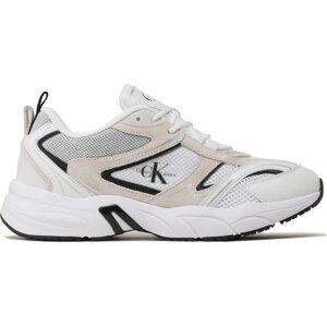 Sneakersy Calvin Klein Jeans Retro Tennis Su-Mesh YM0YM00589 Bright White/Black 0K5