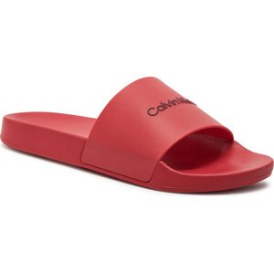 Nazouváky Calvin Klein Pool Slide Rubber HM0HM00455 Baked Apple XAE