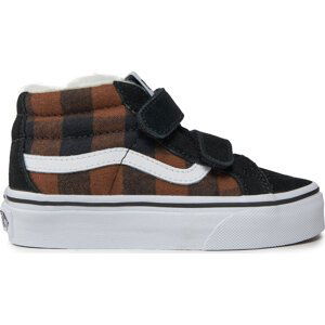 Sneakersy Vans Uy Sk8-Mid Reissue V VN0A38HHYS81 Black/Brown