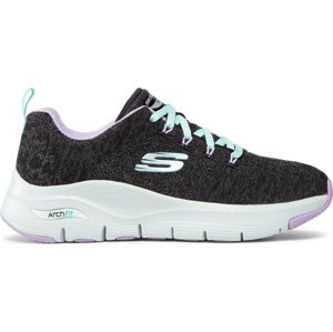 Boty Skechers Comfy Wave 149414/BKLV Black/Lavender