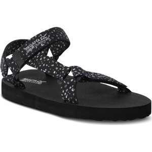 Sandály Regatta LdVendeavourSndle RWF811 Black White Polka Dot WKT