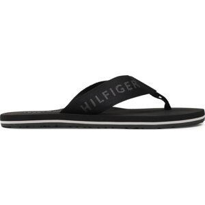 Žabky Tommy Hilfiger Print Beach Sandal FM0FM04618 Black BDS