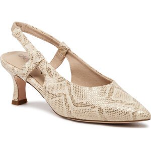 Sandály Caprice 9-29603-42 Light Gold Snake 945