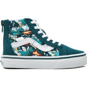 Sneakersy Vans Sk8-Hi Zip VN0A4BUX60Q1 Mythical Glow Deep Teal