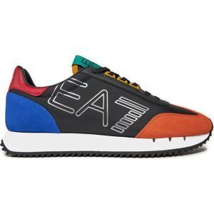 Sneakersy EA7 Emporio Armani X8X101 XK257 T855 Blk+Blt+Org T+Man+Sa