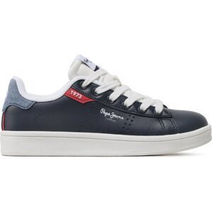 Sneakersy Pepe Jeans Player Basic B Jeans PBS30545 Navy 595