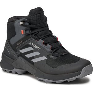 Boty adidas Terrex Swift R3 Mid GORE-TEX Hiking Shoes HR1308 Core Black/Grey Three/Solar Red