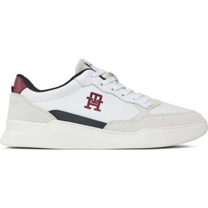 Sneakersy Tommy Hilfiger Elevated Cupsole Lth Mix FM0FM04929 White YBS