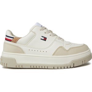 Sneakersy Tommy Hilfiger Low Cut Lace-Up Sneaker T3X9-33366-1269 M Beige/Off White A36