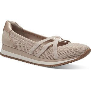 Polobotky Jana 8-22173-42 Beige/Gold 499