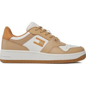 Sneakersy Tommy Jeans Tjm Retro Basket Tonal Logo EM0EM01347 Tawny Sand AB0