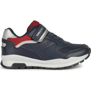 Sneakersy Geox J Pavel Boy J1615A 0BCFU C4244 S Navy/Dk Red