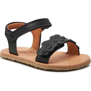 Sandály Froddo Barefoot Flexy Flowers G3150265-4 M Black