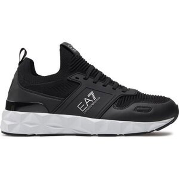 Sneakersy EA7 Emporio Armani X8X175 XK380 Q739 Black+Silver+White