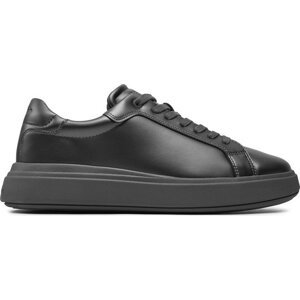 Sneakersy Calvin Klein Low Top Lace Up Shine HM0HM01390 Černá