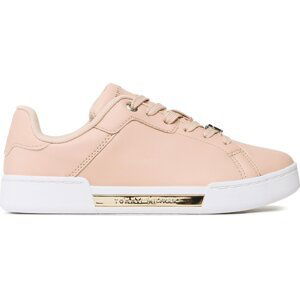 Sneakersy Tommy Hilfiger Court Sneaker Golden Th FW0FW07116 Misty Blush TRY