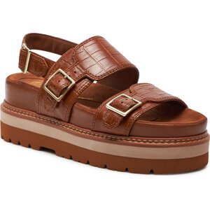 Sandály Clarks Orianna Glide 26176644 Tan Interest