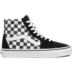 Sneakersy Vans Sk8-Hi VN0A32QGHRK1 (Checkerboard) Blk/Tr Wht