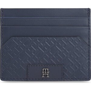 Pouzdro na kreditní karty Tommy Hilfiger Th Monogram Cc Holder AM0AM12169 Space Blue DW6