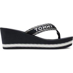 Žabky Tommy Hilfiger Webbing H Wedge Sandal FW0FW07149 Space Blue 0GY