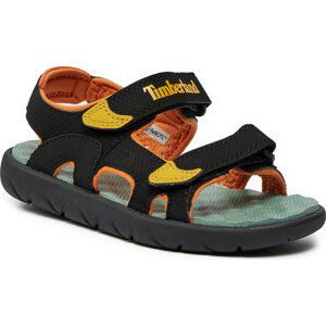 Sandály Timberland Perkins Row 2 Strap Sandal TB0A43EAEDN1 Black W Medium Yellow