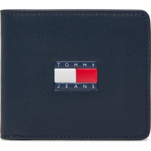 Velká pánská peněženka Tommy Jeans Tjm Heritage Leather Cc Wallet AM0AM12082 Dark Night Navy C1G